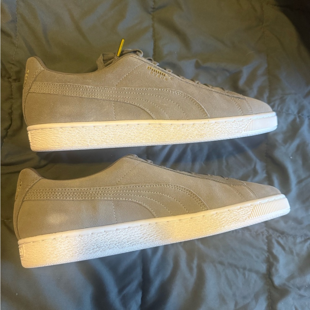 TMC Puma Gray Suede Men's Shoes Nipsey Hussle Men’s Puma Suede x TMC - Picture 9 of 16